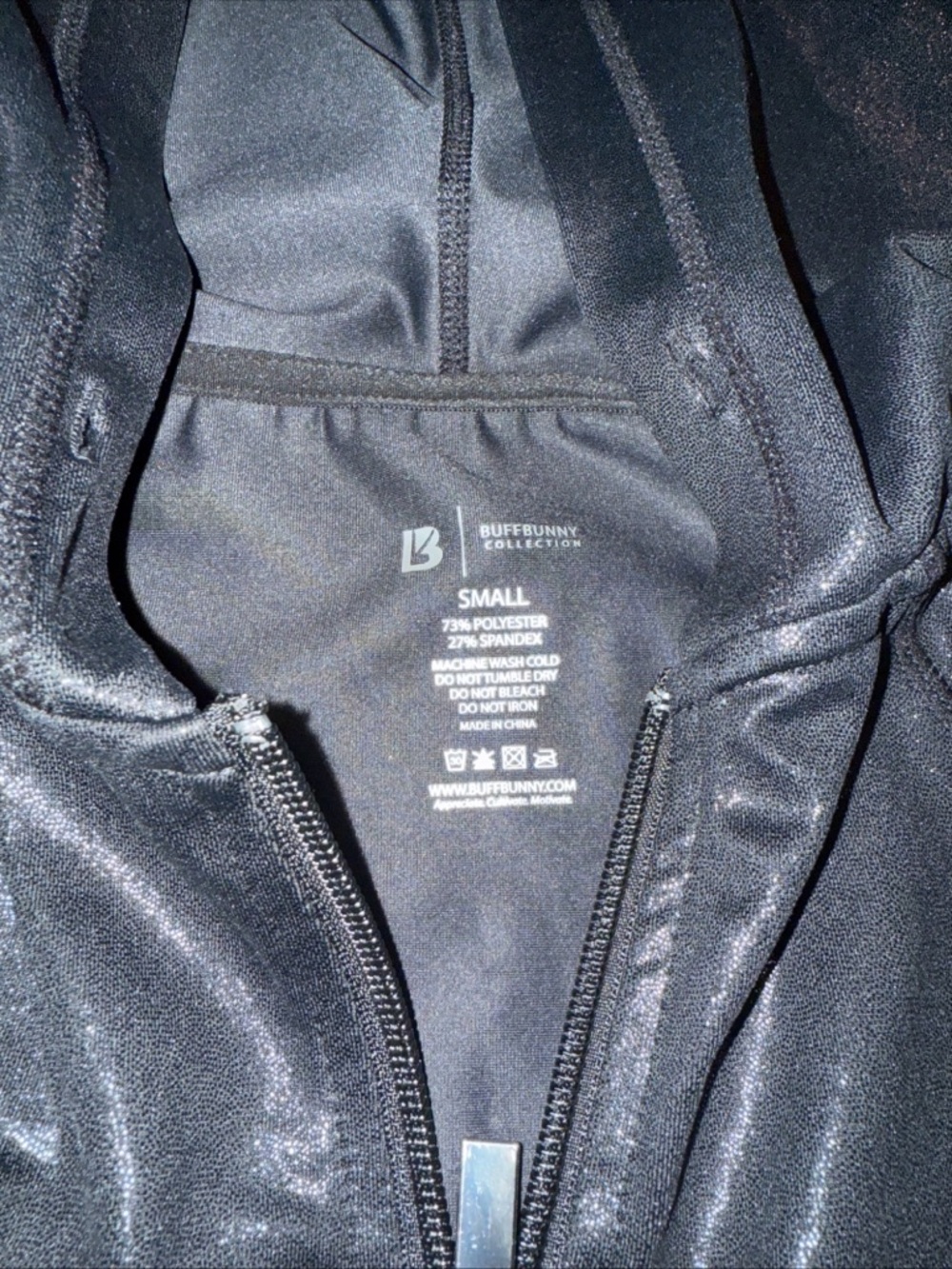 Buff Bunny Northern Lights Black Jacket Size Small - Picture 4 of 5